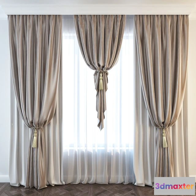1568046 - Curtain for classic interior 3D Max