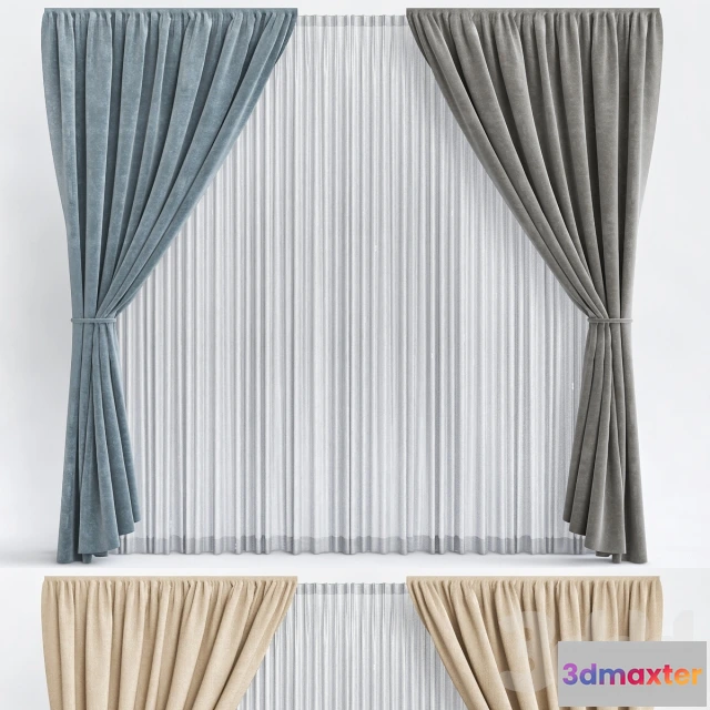 1568794 - Curtains_2 3D Max