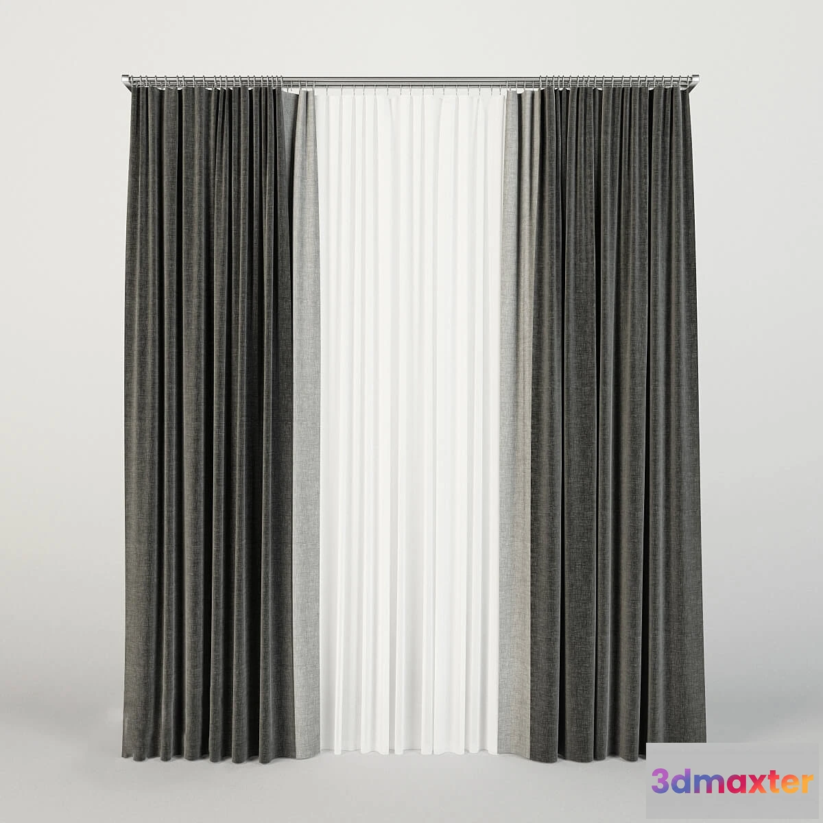 1595158 - decoration - Curtain 111. 3D Max