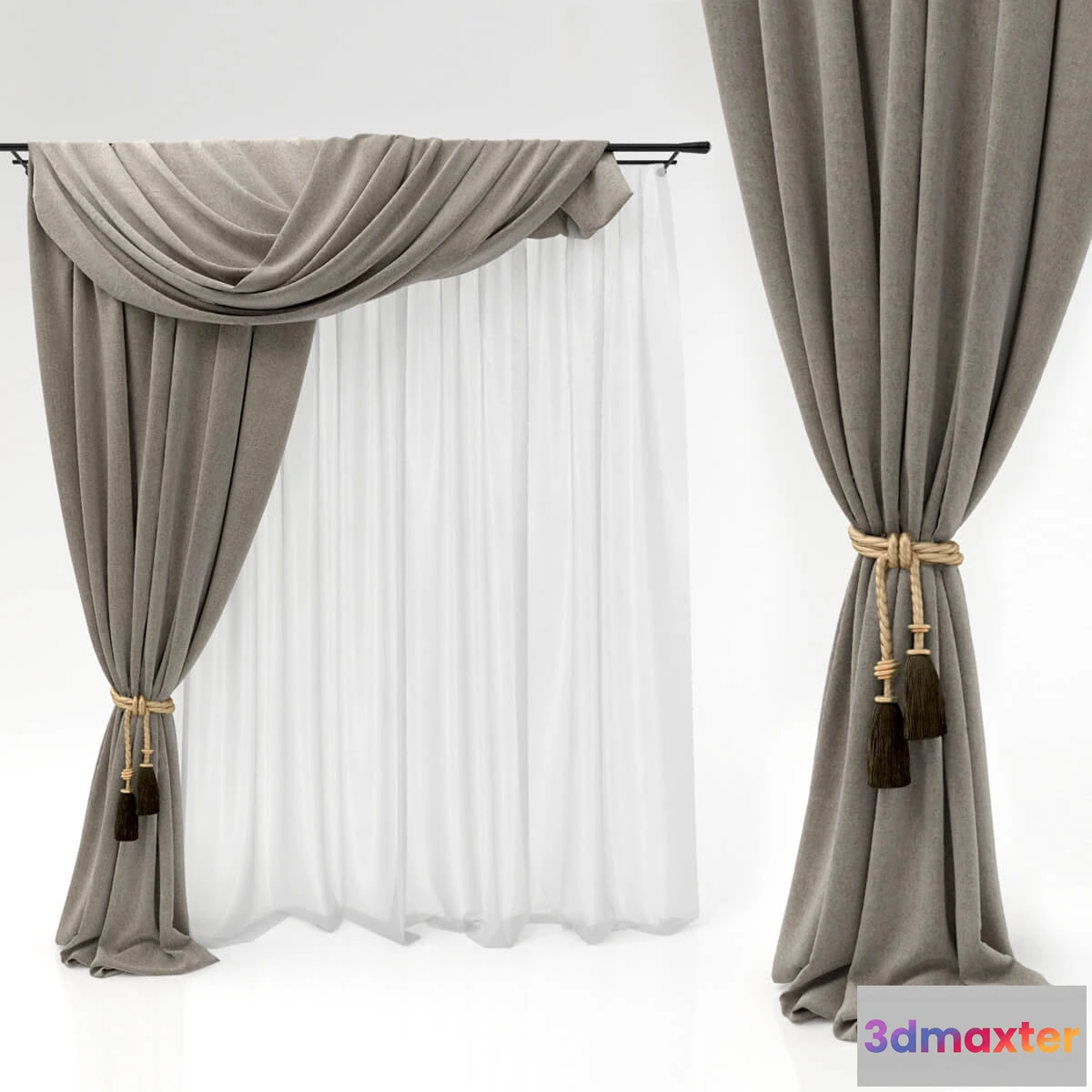 1595204 - decoration - Curtain 28 3D Max