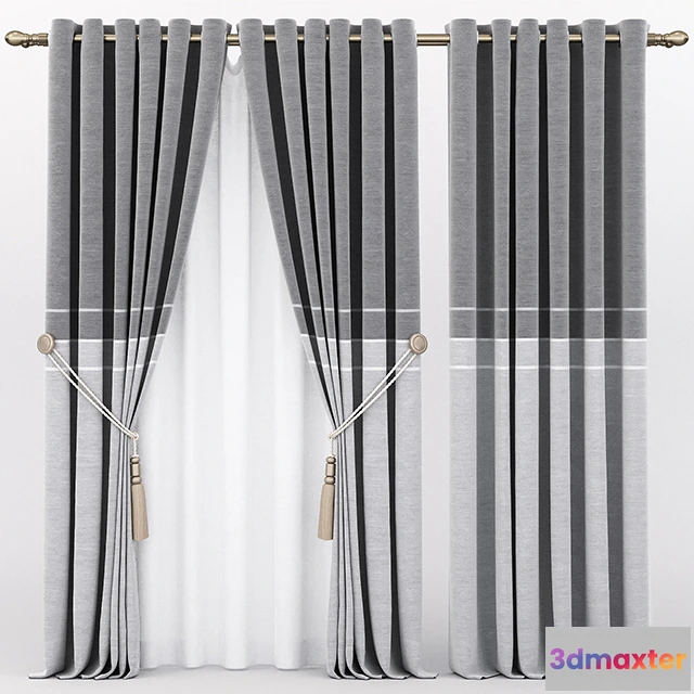 1595216 - decoration - Curtain 04 3D Max