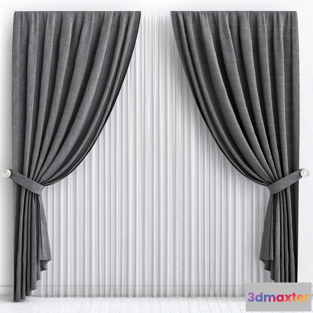 1595232 - decoration - Curtain 035 3D Max