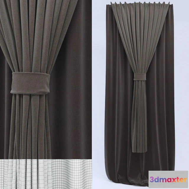 1595250 - decoration - Curtain 127 3D Max