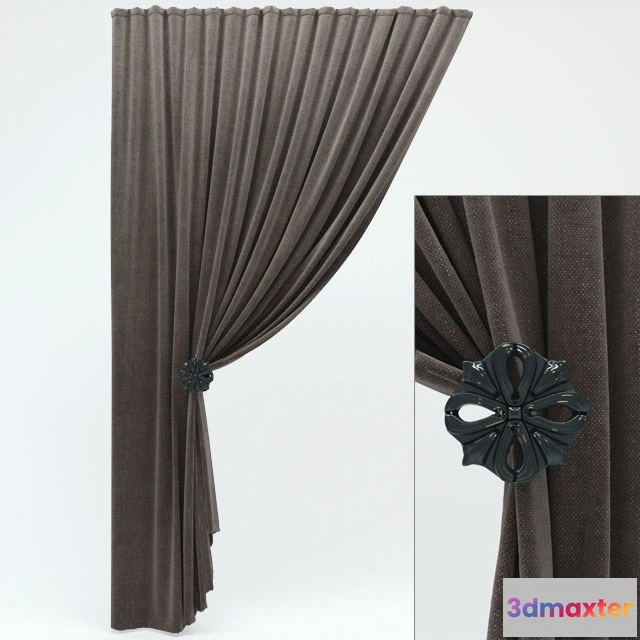 1595266 - decoration - Curtain 054 3D Max