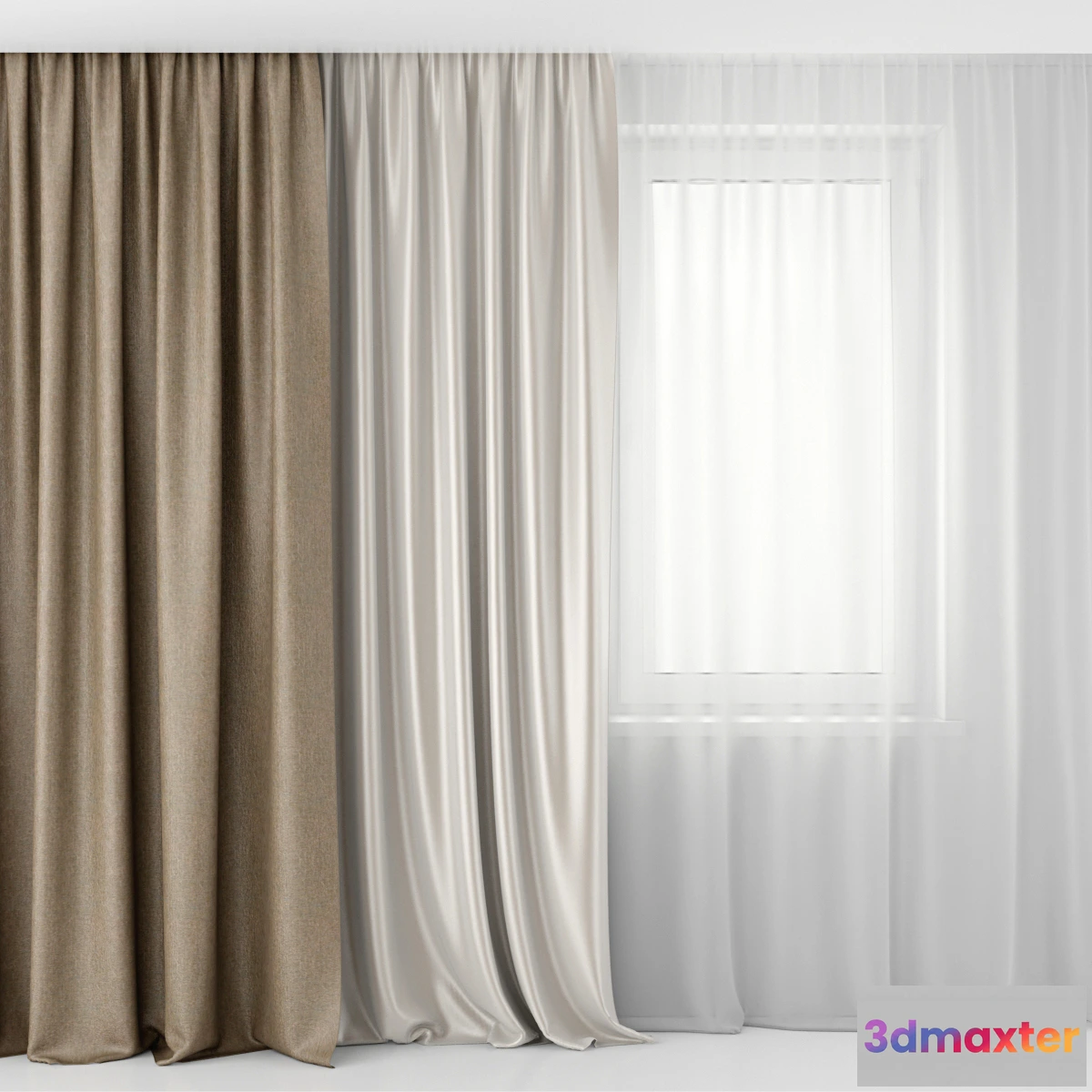 1595268 - decoration - Curtain 651 3D Max