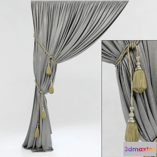 1595282 - decoration - Curtain 085 3D Max