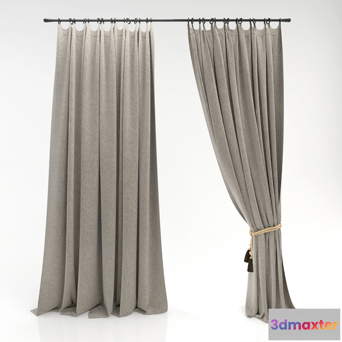 1595286 - decoration - Curtain 741 3D Max