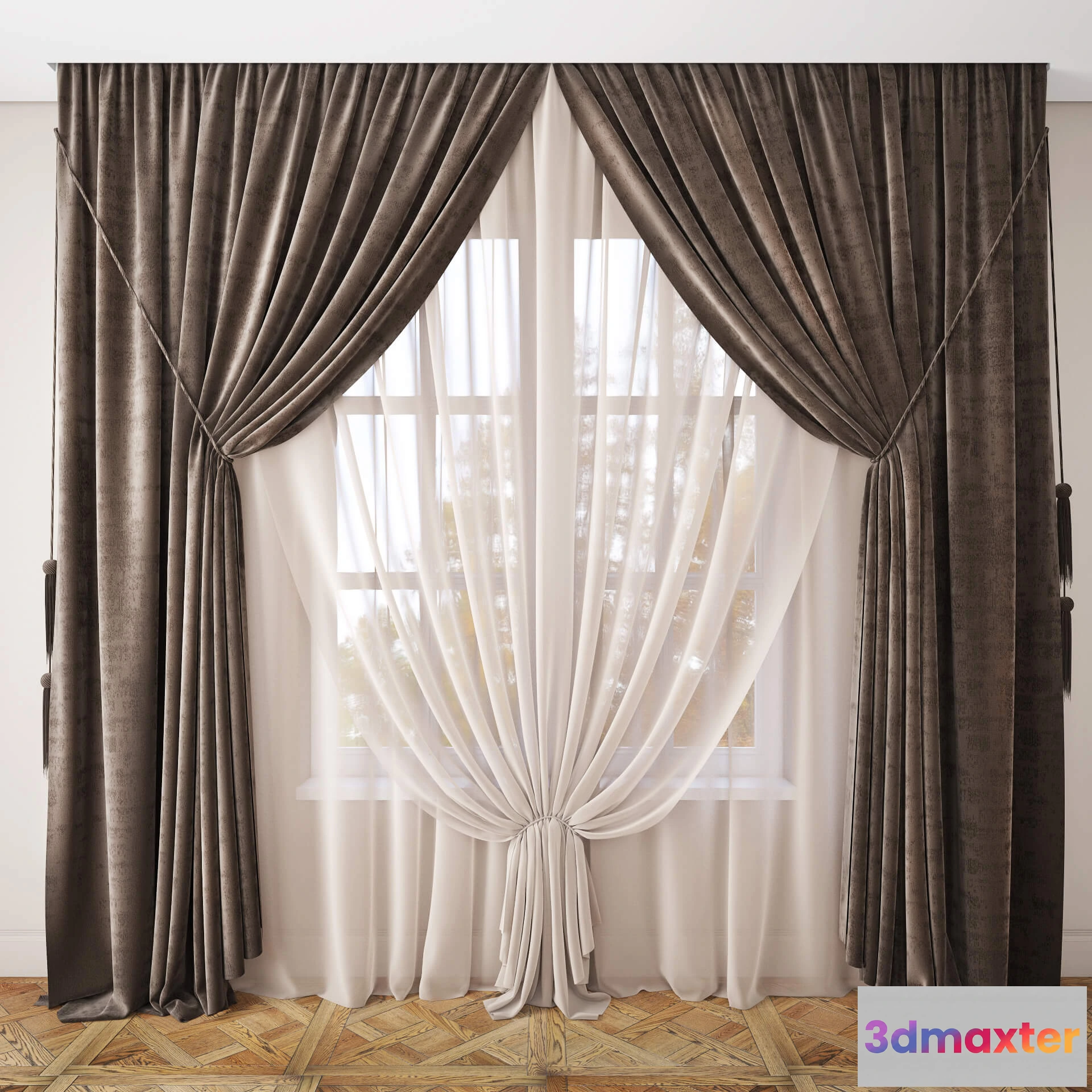 1595298 - decoration - Curtain 852 3D Max