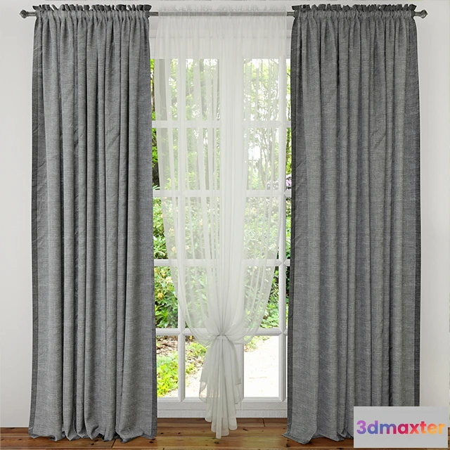 1595308 - decoration - Curtain 685 3D Max