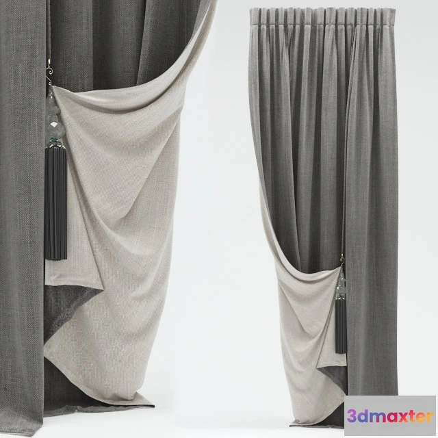 1595322 - decoration - Curtain 633 3D Max