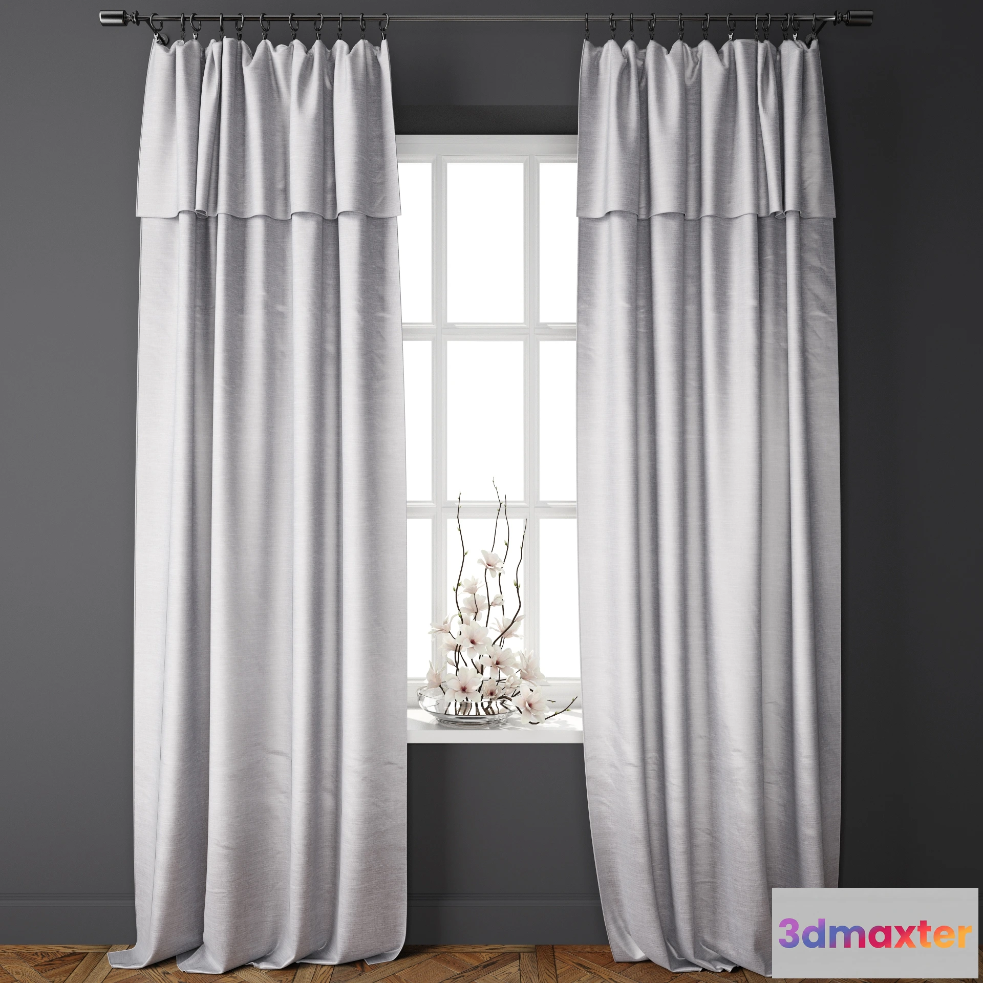 1595342 - decoration - Curtain 514 3D Max