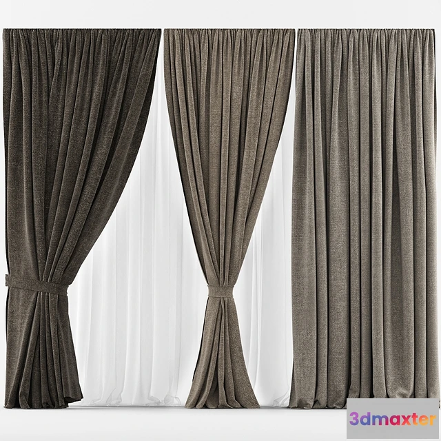 1595364 - decoration - Curtain 148 3D Max