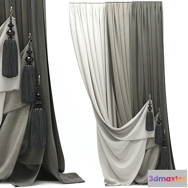 1595366 - decoration - Curtain 967 3D Max