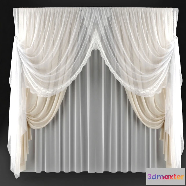 1595368 - decoration - Curtains 47 2 3D Max