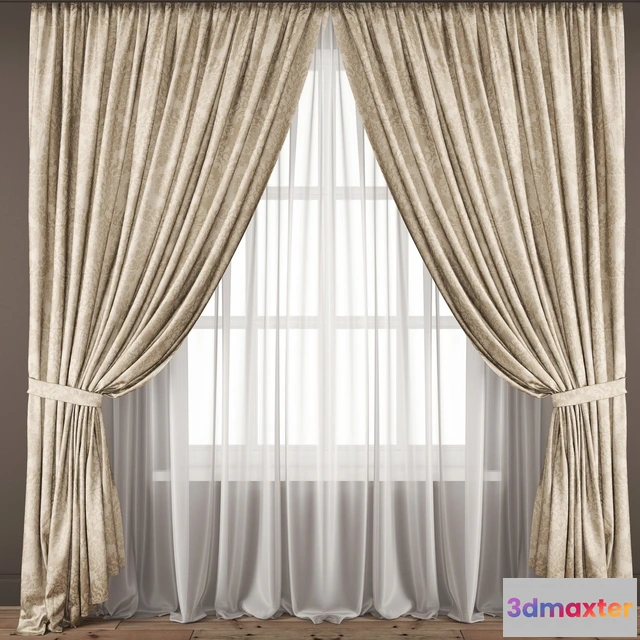 1595396 - decoration - Curtain 92 2 3D Max