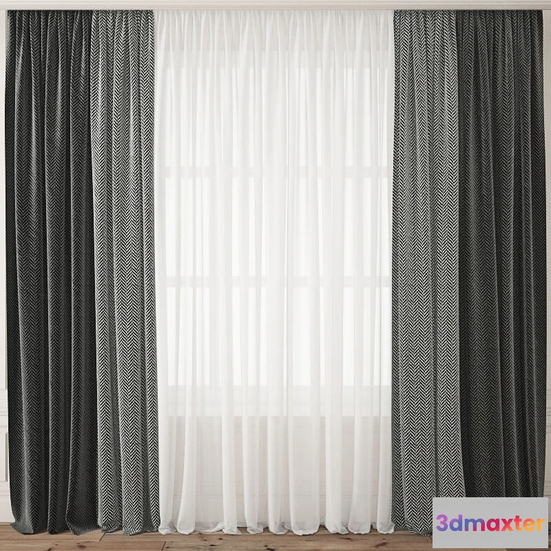 1595408 - decoration - Curtain 87 3D Max