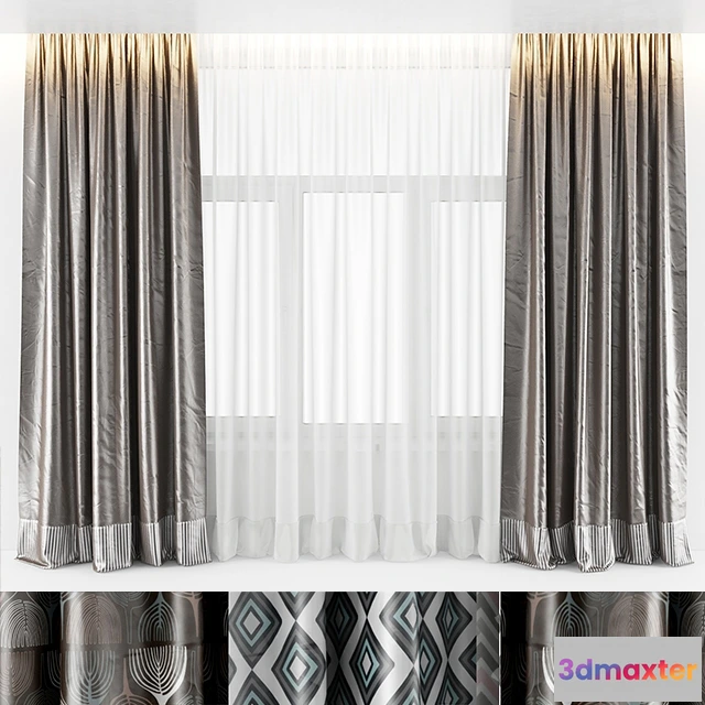 1595414 - decoration - Curtains 10 3D Max