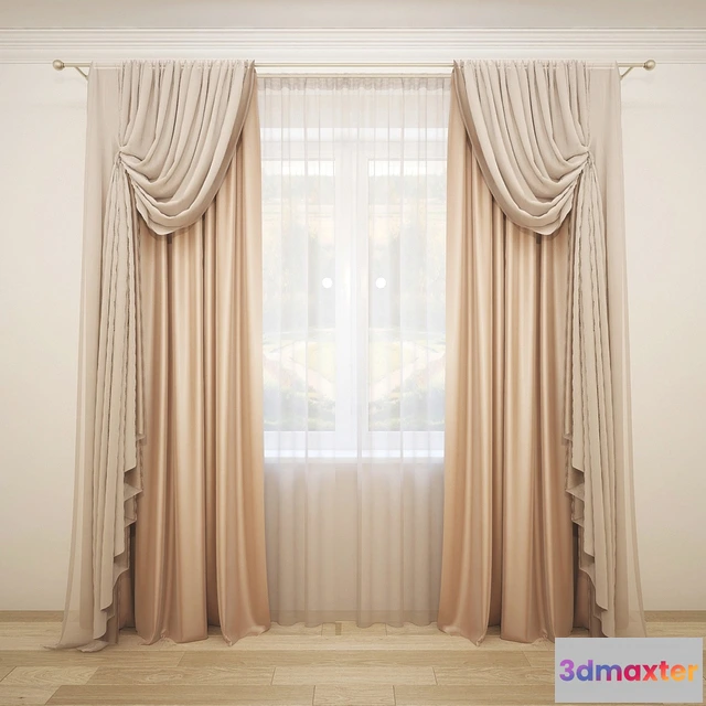 1595418 - decoration - Curtain 76 3D Max