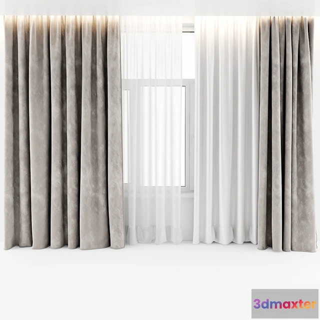 1595426 - decoration - Curtains  11 3D Max