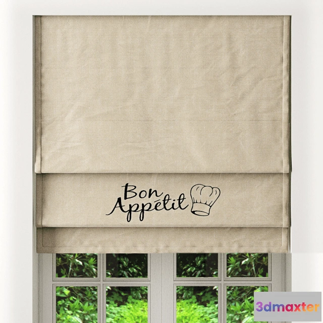 1595432 - decoration - Roman Blinds 4 3D Max