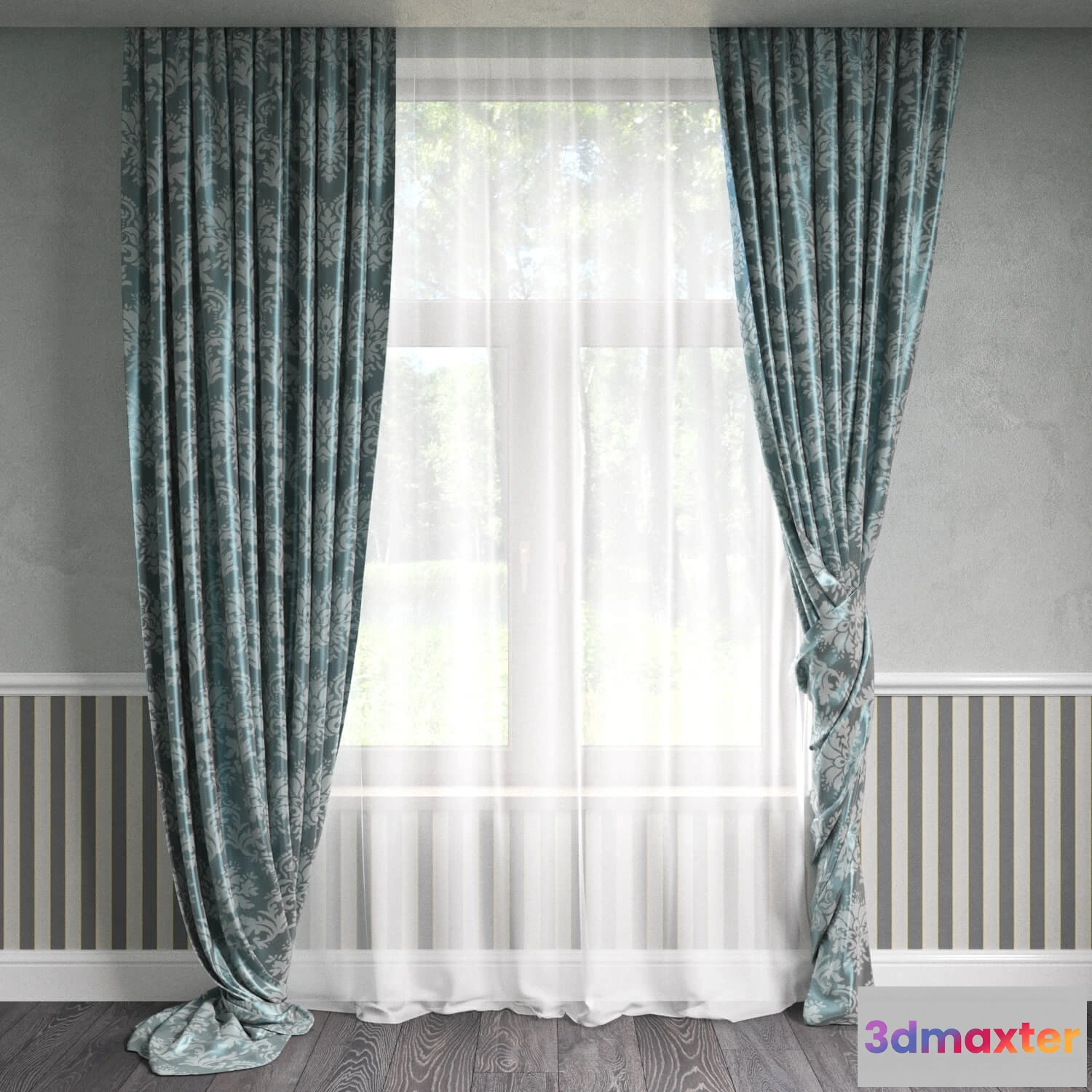 1595434 - decoration - Curtain 368 3D Max