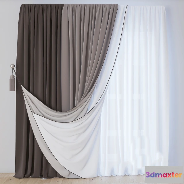 1595440 - decoration - Curtain 14 3D Max