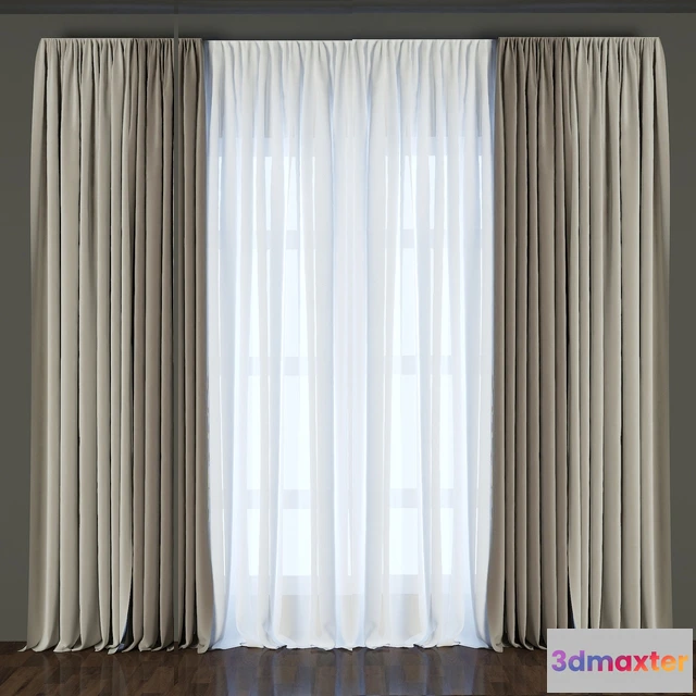 1595442 - decoration - Curtain 184 3D Max