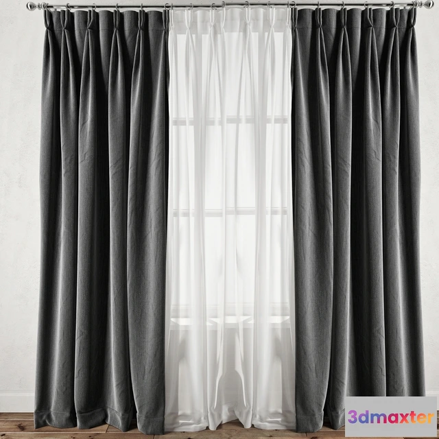1595460 - decoration - Curtain 1021 3D Max