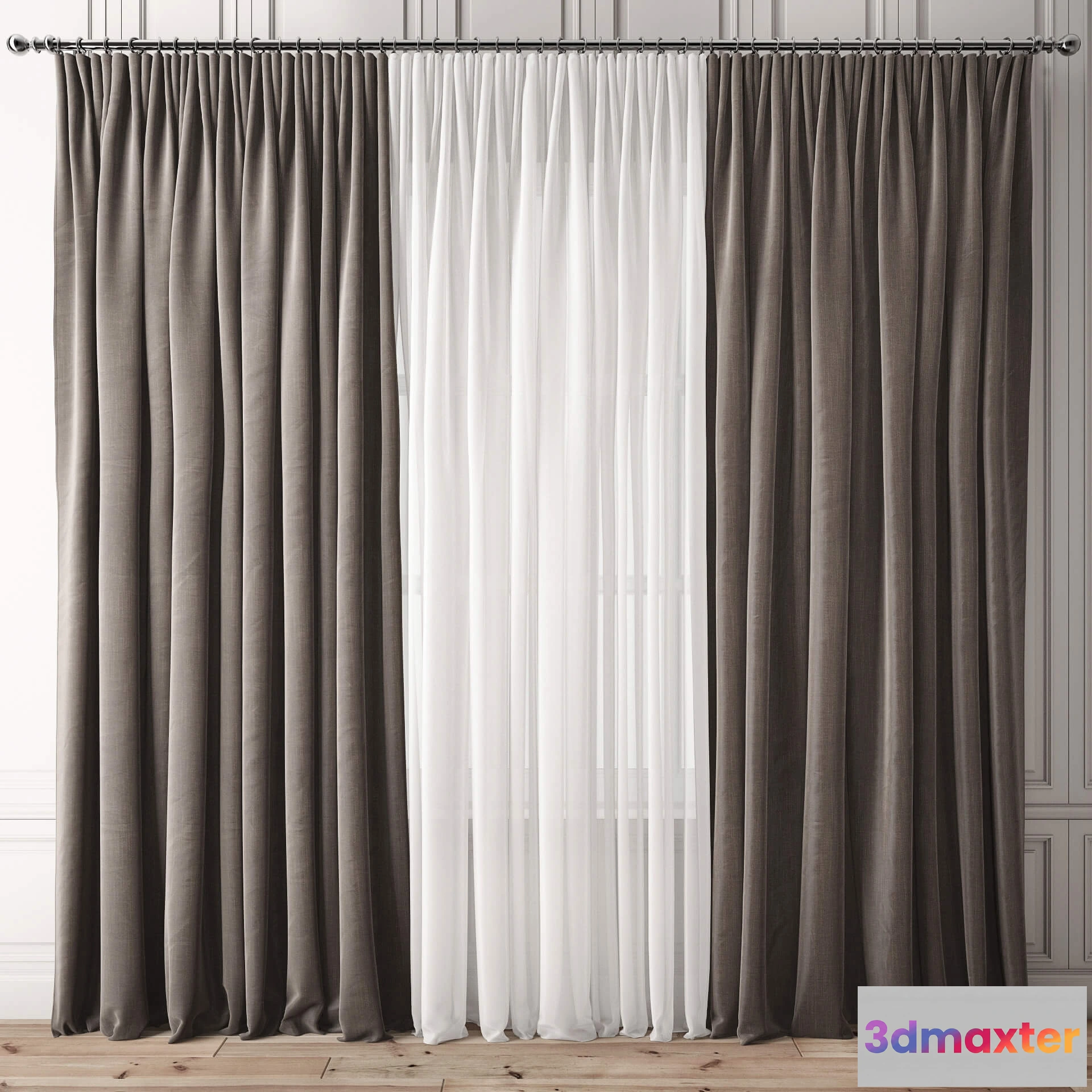1595468 - decoration - Curtain 831 3D Max