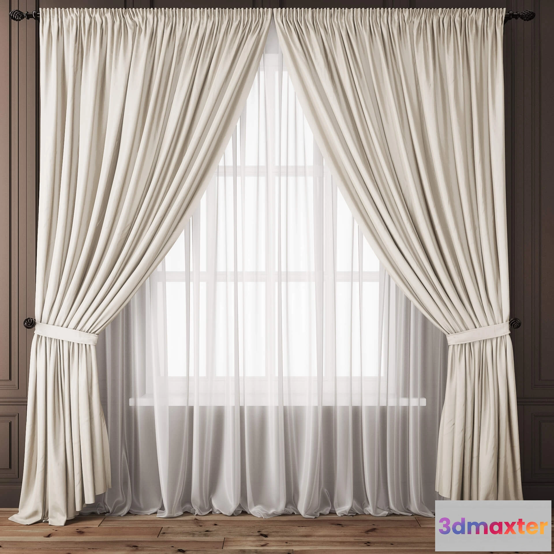 1595476 - decoration - Curtain 811 3D Max