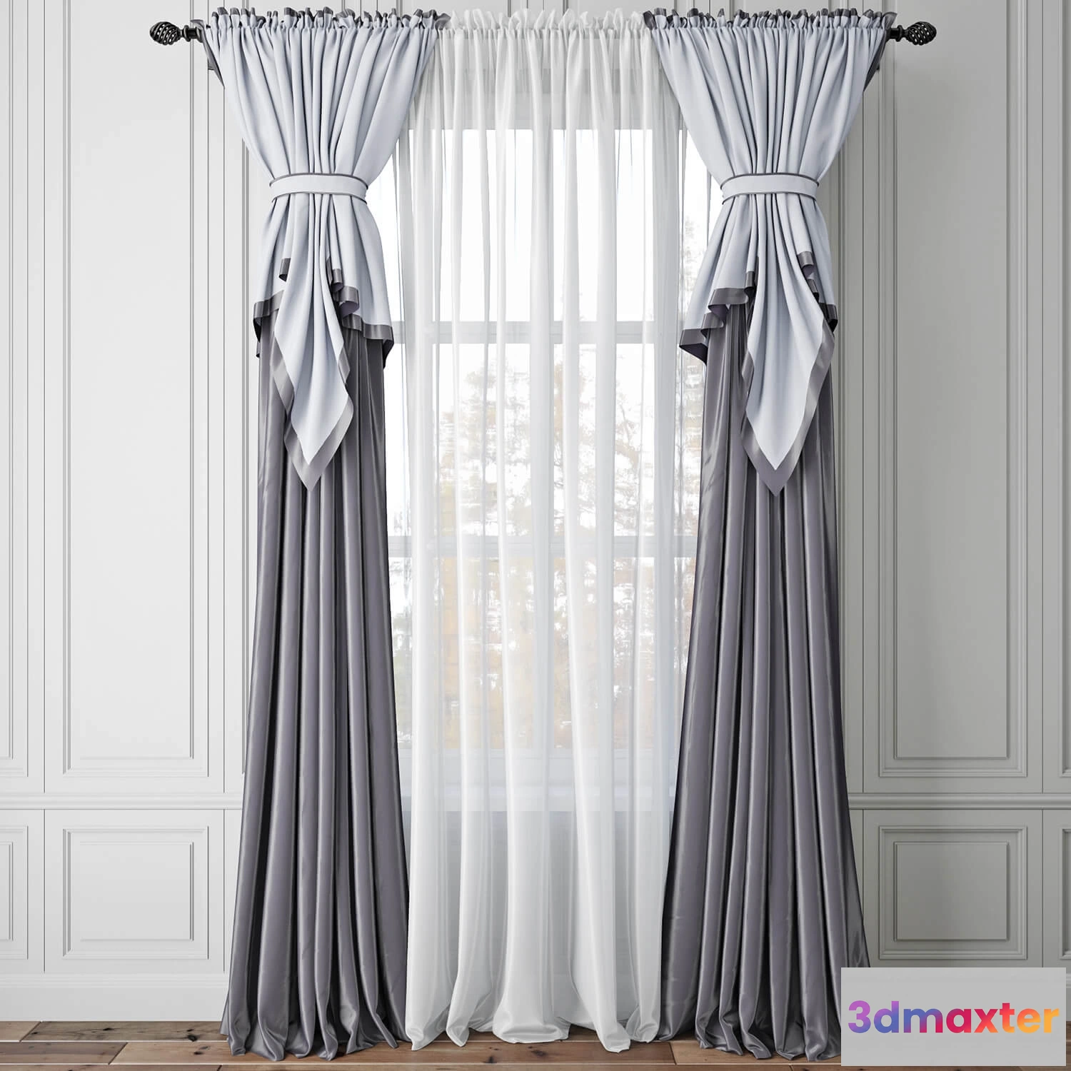 1595480 - decoration - Curtain 62 3D Max