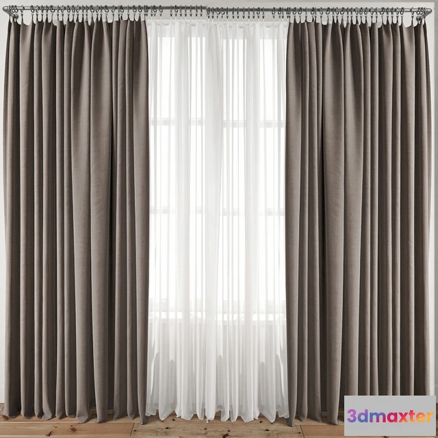 1595498 - decoration - Curtain 91 3D Max