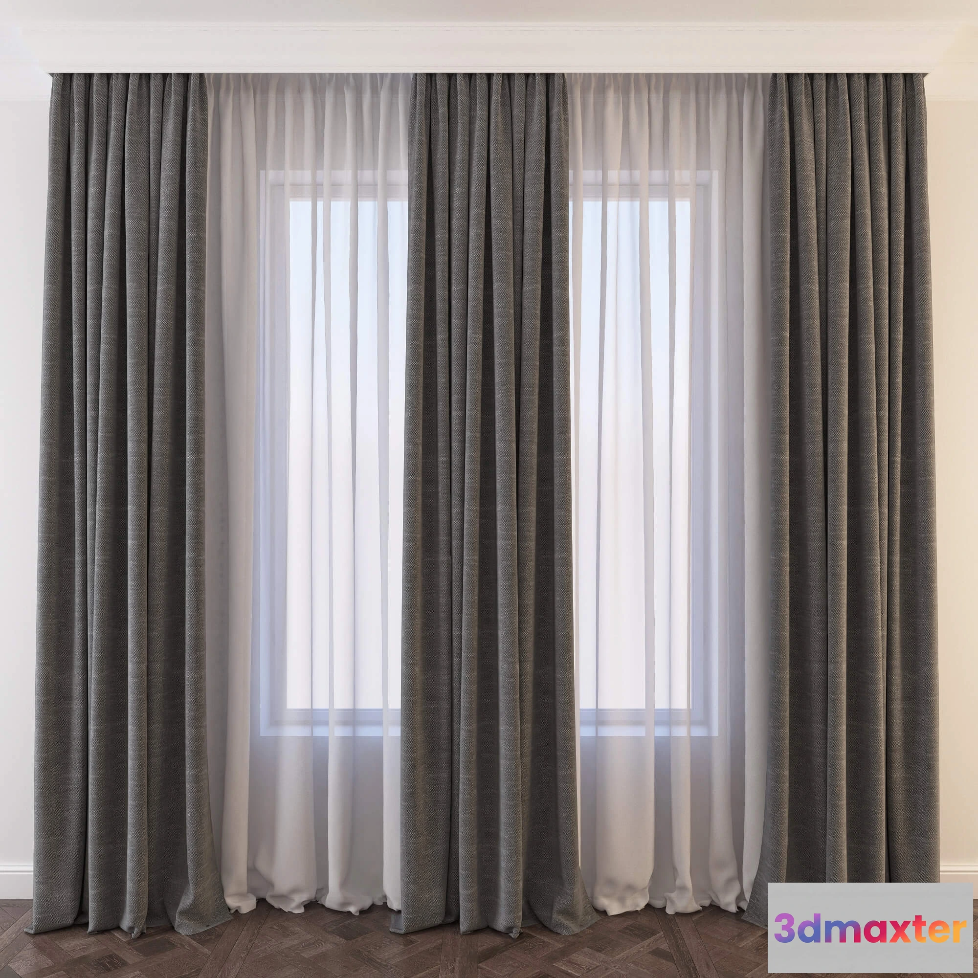 1595508 - decoration - Curtain 130 3D Max
