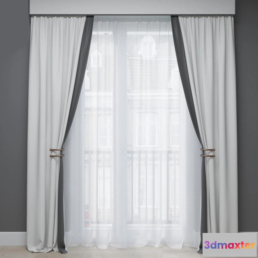 1595512 - decoration - Curtains 54 3D Max