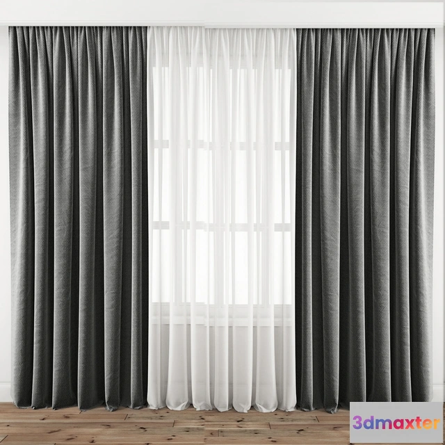1595518 - decoration - Curtain 968 3D Max