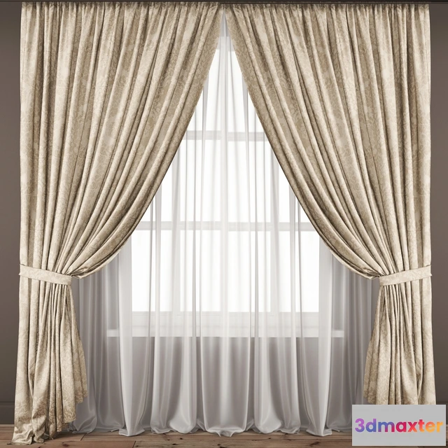 1595524 - decoration - Curtain 92 3D Max