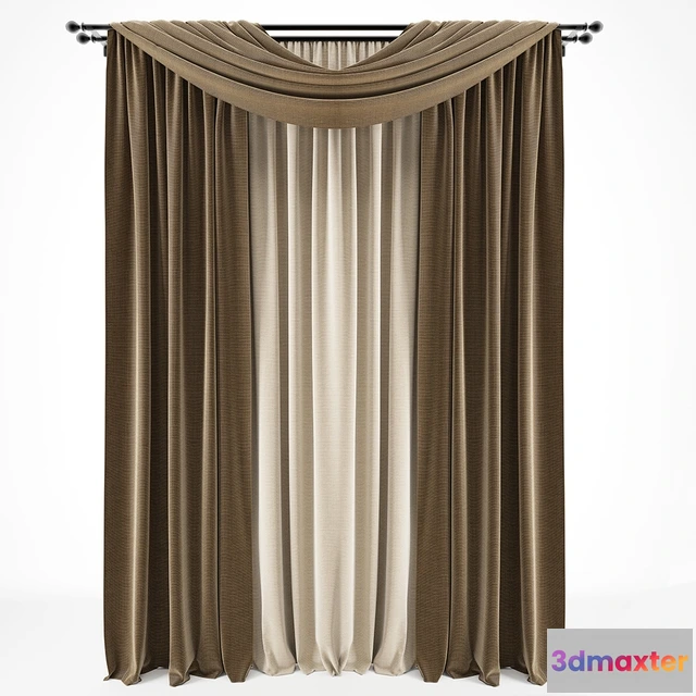 1595526 - decoration - Curtain 933 3D Max