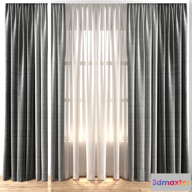1595546 - decoration - Curtain 119 3D Max