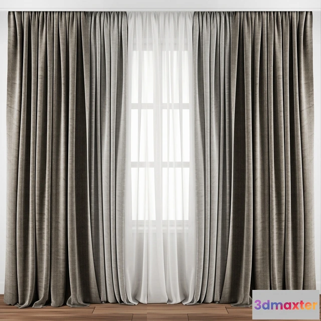 1595564 - decoration - Curtain 106 3D Max