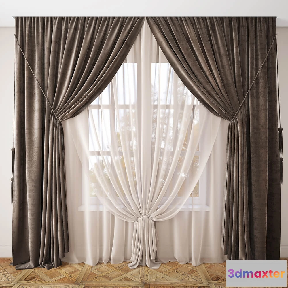 1595606 - decoration - Curtain 43 3D Max