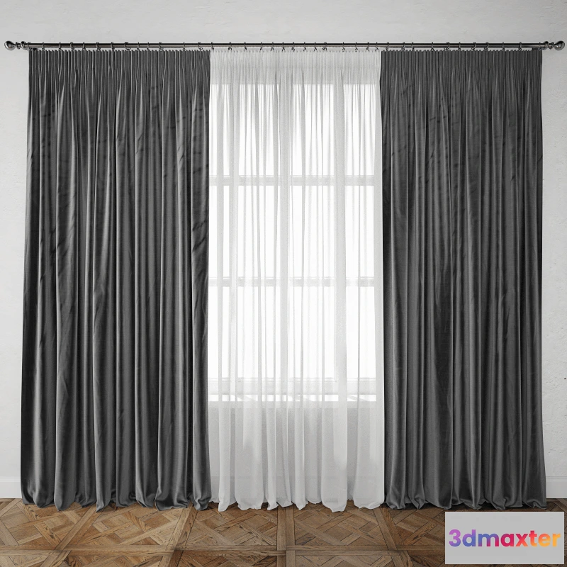 1595628 - decoration - Curtain 47 3D Max