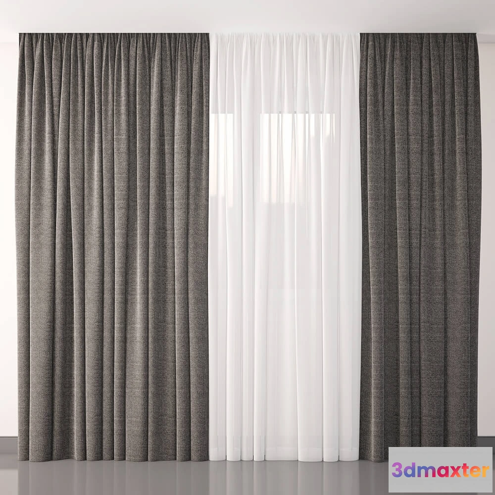 1595640 - decoration - Curtain 57 3D Max