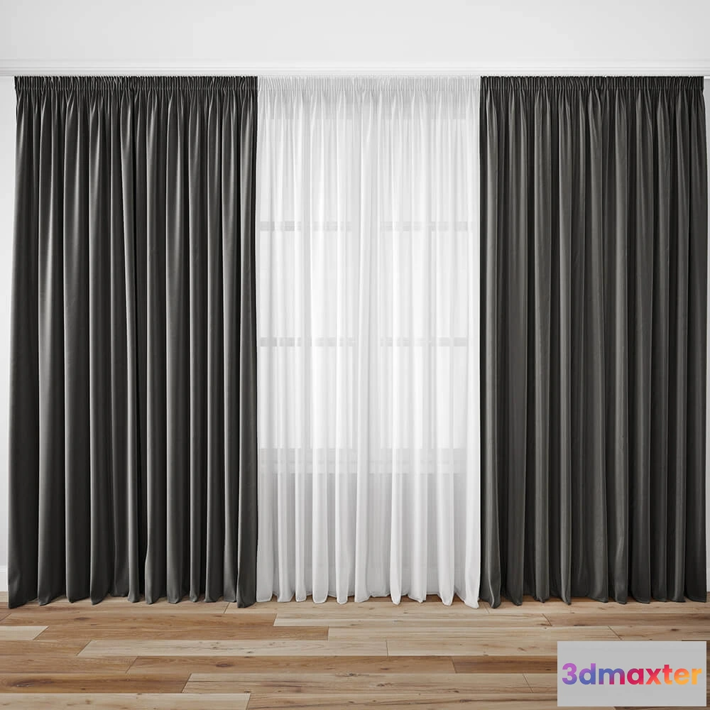1595648 - decoration - Curtain 72 3D Max