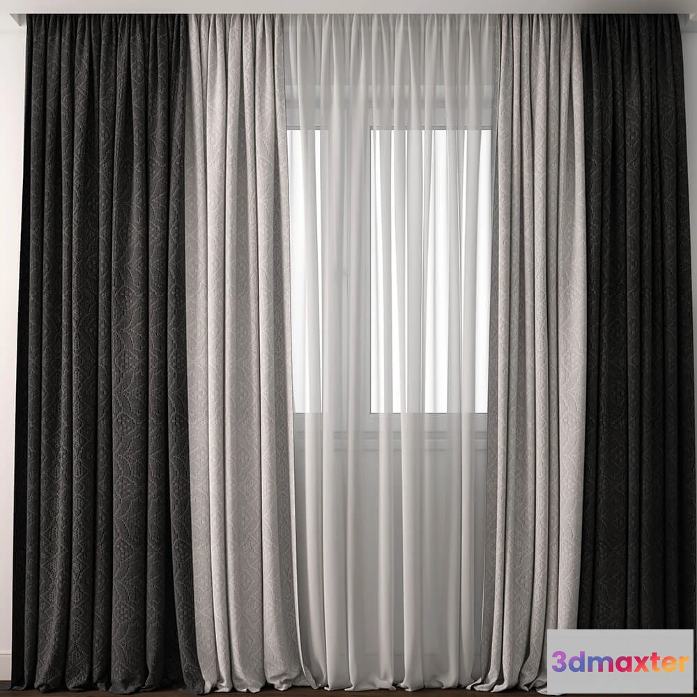 1595664 - decoration - Curtain 281 3D Max