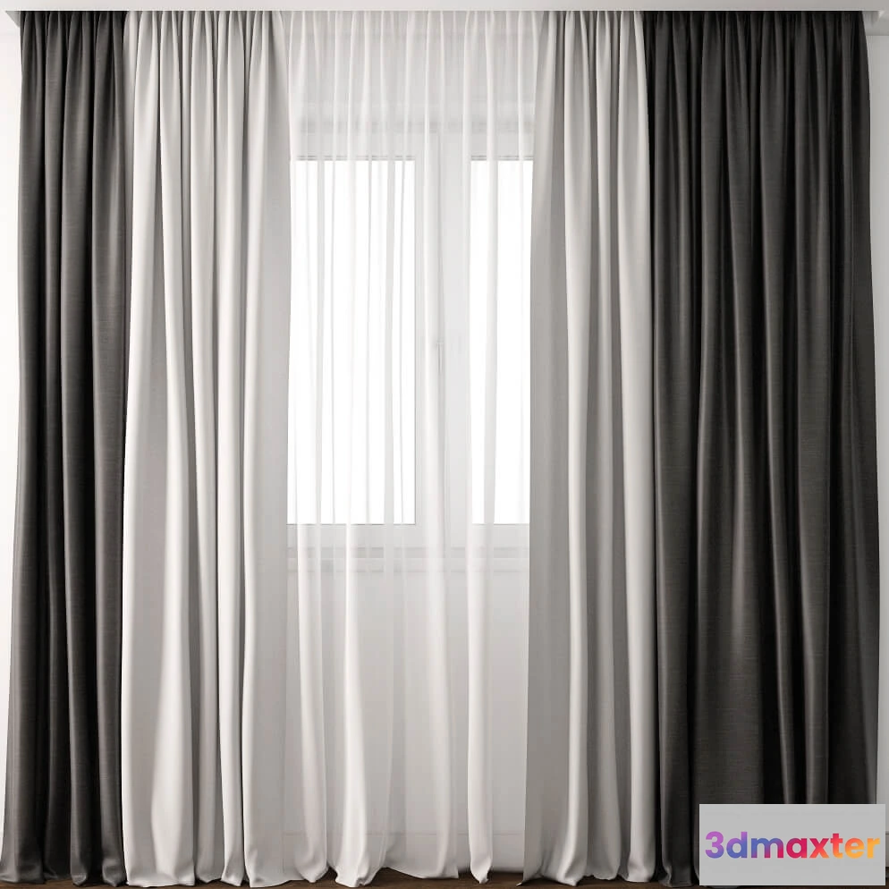 1595672 - decoration - Curtain 174 3D Max