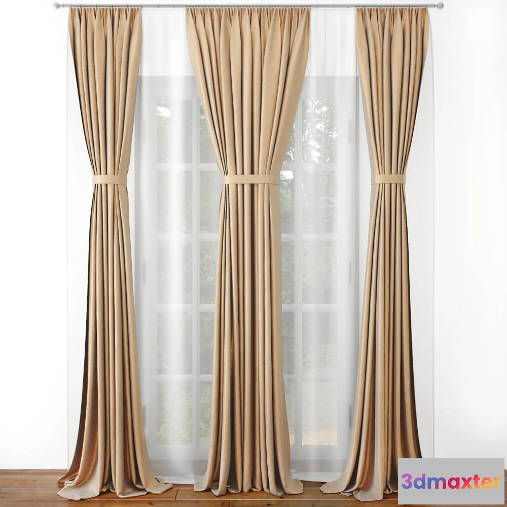 1595698 - decoration - Curtain 18 3D Max