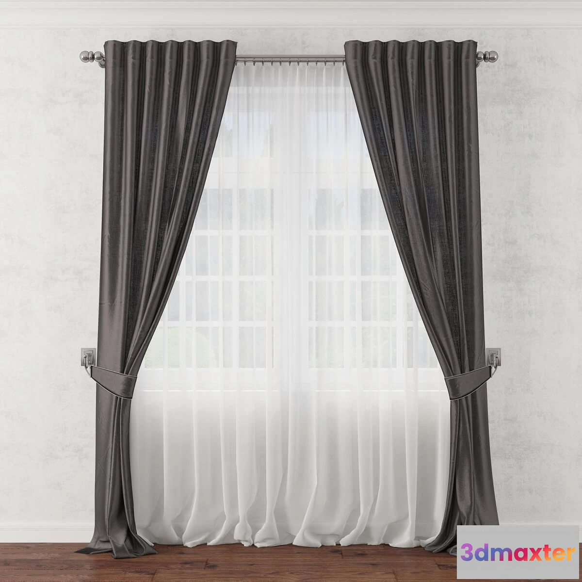 1595706 - decoration - Curtain 172 3D Max