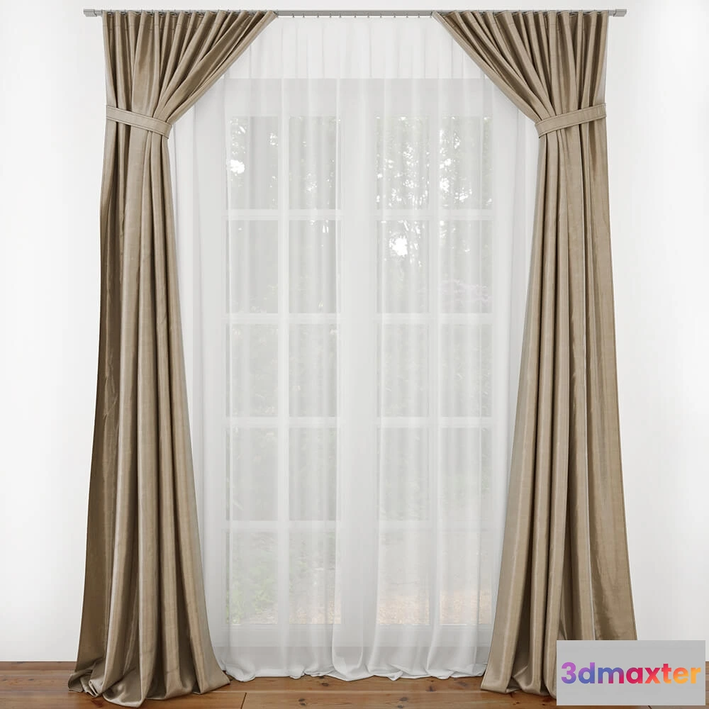 1595714 - decoration - Curtain 22 3D Max
