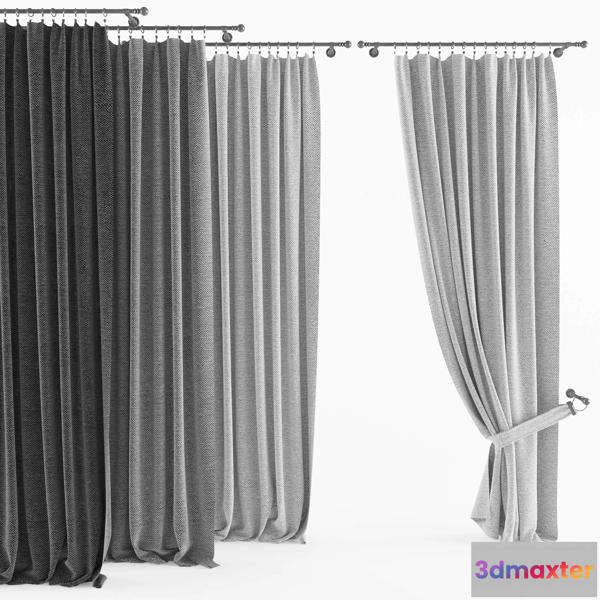 1595726 - decoration - Curtain 07 3D Max
