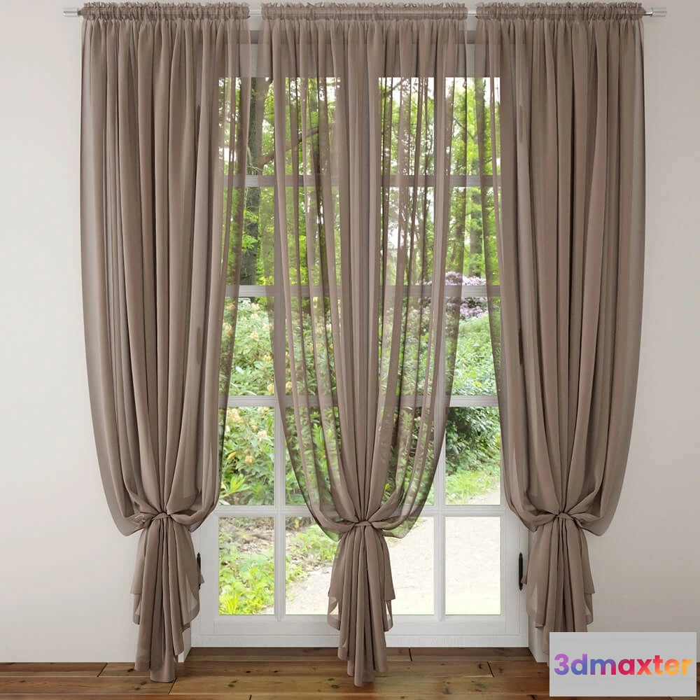 1595732 - decoration - Curtain 23 3D Max